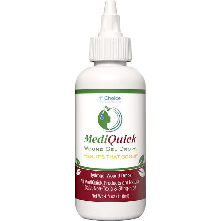 MediQuick Wound Gel Drops (4oz ) First-Aid Gel